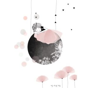 achetez Affiche Sieste by My Lovely Thing (30 x 40 cm) Lilipinso au meilleur prix en promo
