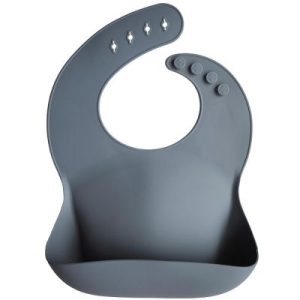 achetez Bavoir à poche en silicone Tradewinds Mushie au meilleur prix en promo