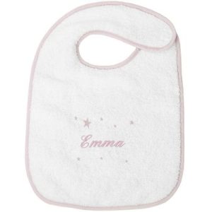 achetez Bavoir à velcro étoile rose (personnalisable) ANVIE au meilleur prix en promo