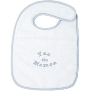 achetez Bavoir à velcro fan de maman bleu ANVIE au meilleur prix en promo