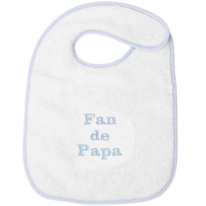 achetez Bavoir à velcro fan de papa bleu ANVIE au meilleur prix en promo