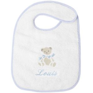 achetez Bavoir à velcro ours bleu (personnalisable) ANVIE au meilleur prix en promo