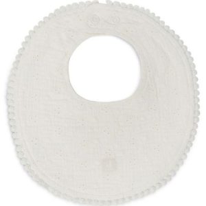 achetez Bavoir bandana Embroidery Ivory Jollein au meilleur prix en promo