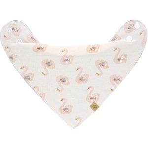 achetez Bavoir bandana en coton bio cygne Little Water Lässig au meilleur prix en promo