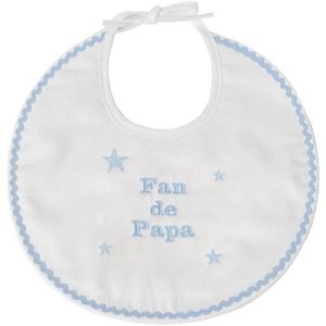achetez Bavoir de naissance fan de papa bleu ANVIE au meilleur prix en promo