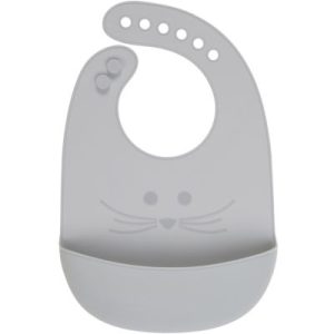 achetez Bavoir en silicone à poche souris gris Little Chums Lässig au meilleur prix en promo