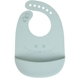 achetez Bavoir en silicone à poche souris vert d'eau Little Chums Lässig au meilleur prix en promo