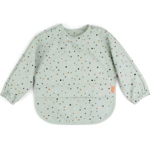 achetez Bavoir manches avec poche Happy dots Vert Done by Deer au meilleur prix en promo