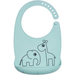 achetez Bavoir silicone avec poche Deer friends bleu Done by Deer au meilleur prix en promo