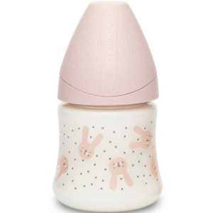achetez Biberon Hygge Baby lapin rose (150 ml) Suavinex au meilleur prix en promo