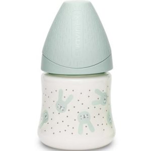 achetez Biberon Hygge Baby lapin vert (150 ml) Suavinex au meilleur prix en promo