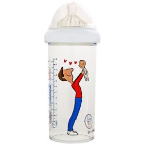 achetez Biberon anti colique Papa-bébé by Soledad (360 ml) Le Biberon Français au meilleur prix en promo