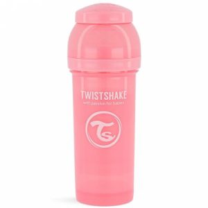 achetez Biberon anti-colique rose pastel (260 ml) Twistshake au meilleur prix en promo