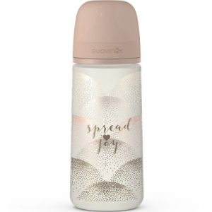 achetez Biberon avec tétine symétrique SX PRO L Joy doré (360 ml) Suavinex au meilleur prix en promo