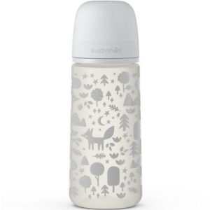 achetez Biberon avec tétine symétrique SX PRO L renard gris (360 ml) Suavinex au meilleur prix en promo