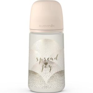 achetez Biberon avec tétine symétrique SX PRO M Joy doré (270 ml) Suavinex au meilleur prix en promo