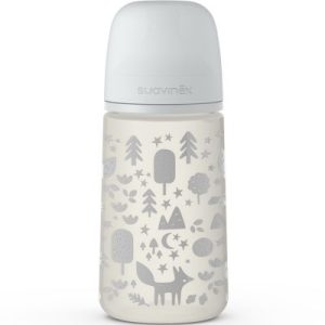 achetez Biberon avec tétine symétrique SX PRO M renard gris (270 ml) Suavinex au meilleur prix en promo