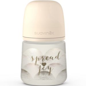 achetez Biberon avec tétine symétrique SX PRO S Joy doré (150 ml) Suavinex au meilleur prix en promo
