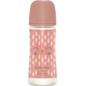 achetez Biberon tétine SXPro L Bonhomia rose (360 ml) Suavinex au meilleur prix en promo