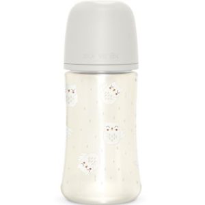 achetez Biberon tétine SXPro M Bonhomia beige (270 ml) Suavinex au meilleur prix en promo
