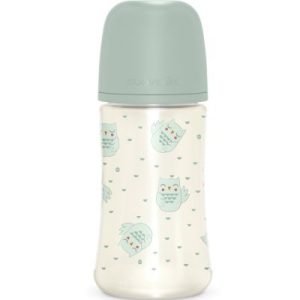 achetez Biberon tétine SXPro M Bonhomia vert d'eau (270 ml) Suavinex au meilleur prix en promo