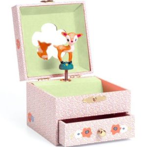 achetez Boîte à bijoux musicale Faon des bois Djeco au meilleur prix en promo
