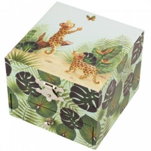 achetez Boîte à bijoux musicale cube Savane Trousselier au meilleur prix en promo
