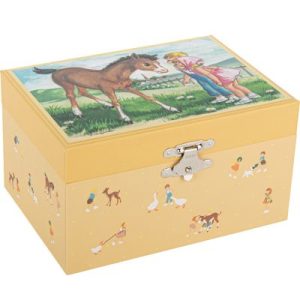 achetez Boîte à bijoux musicale jeune cheval Mémoire d'enfance Jeanne Lagarde Trousselier au meilleur prix en promo