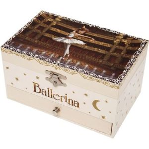 achetez Boîte à bijoux musicale phosphorescente Ballerina Trousselier au meilleur prix en promo