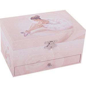 achetez Boîte à bijoux musicale phosphorescente Ballerine rose Trousselier au meilleur prix en promo