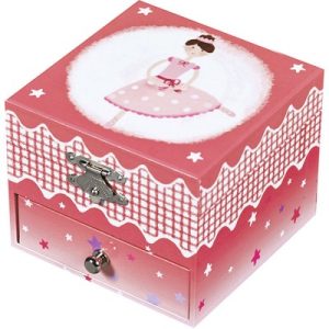 achetez Boîte à bijoux musicale phosphorescente Ballerine rose Trousselier au meilleur prix en promo