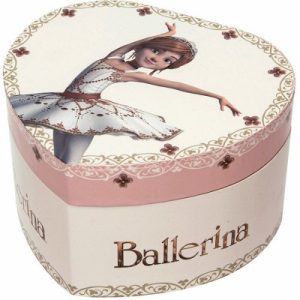 achetez Boîte à bijoux musicale phosphorescente coeur Ballerina Trousselier au meilleur prix en promo