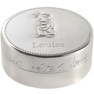 achetez Boîte à dents métal argenté (personnalisable) ANVIE au meilleur prix en promo