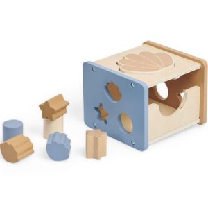 achetez Boîte à formes Shell Blue Jollein au meilleur prix en promo