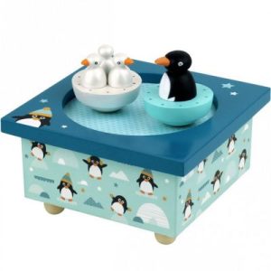 achetez Boîte à musique magnétique famille pingouins (11