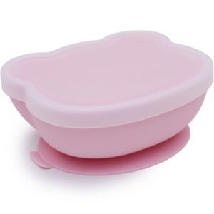 achetez Bol à ventouse ours rose poudré We Might Be Tiny au meilleur prix en promo