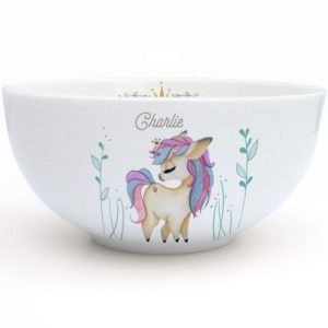 achetez Bol en porcelaine Licorne (personnalisable) Gaëlle Duval au meilleur prix en promo