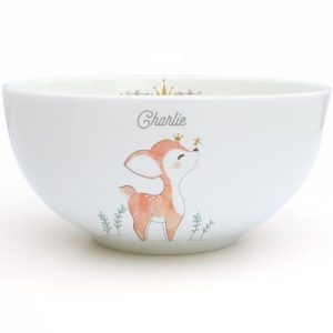 achetez Bol en porcelaine Petit Faon (personnalisable) Gaëlle Duval au meilleur prix en promo