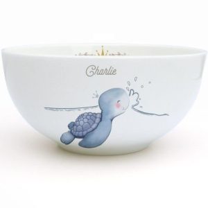 achetez Bol en porcelaine Tortue de mer (personnalisable) Gaëlle Duval au meilleur prix en promo