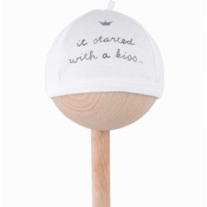 achetez Bonnet de naissance en coton It started with a kiss BAMBAM au meilleur prix en promo