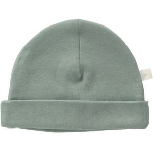 achetez Bonnet de naissance en coton bio Dusty green Fresk au meilleur prix en promo