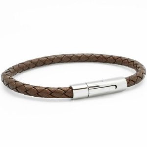 achetez Bracelet L'Epicurien marron (acier) Petits trésors au meilleur prix en promo