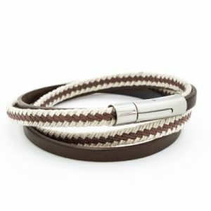 achetez Bracelet Le Marin marron (acier) Petits trésors au meilleur prix en promo