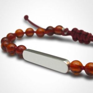 achetez Bracelet Maracas perles (argent 925° et ambre) Mikado au meilleur prix en promo