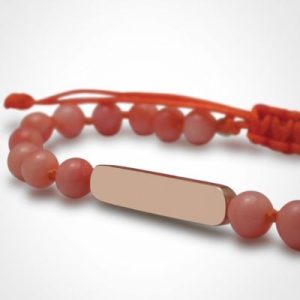 achetez Bracelet Maracas perles (or rose 750° et corail) Mikado au meilleur prix en promo
