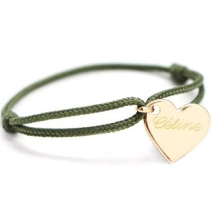achetez Bracelet enfant cordonKids coeur (plaqué or jaune) Petits trésors au meilleur prix en promo