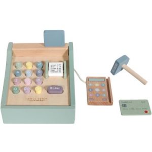 achetez Caisse enregistreuse en bois Adventure mint Little Dutch au meilleur prix en promo