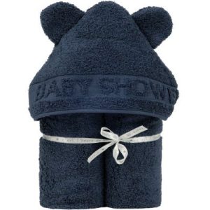 achetez Cape de bain BabyShower marine (60 x 120 cm) Little Crevette au meilleur prix en promo