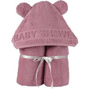 achetez Cape de bain BabyShower vieux rose (60 x 120 cm) Little Crevette au meilleur prix en promo