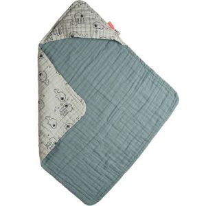achetez Cape de bain Sea Friends bleu (70 x 70 cm) Done by Deer au meilleur prix en promo